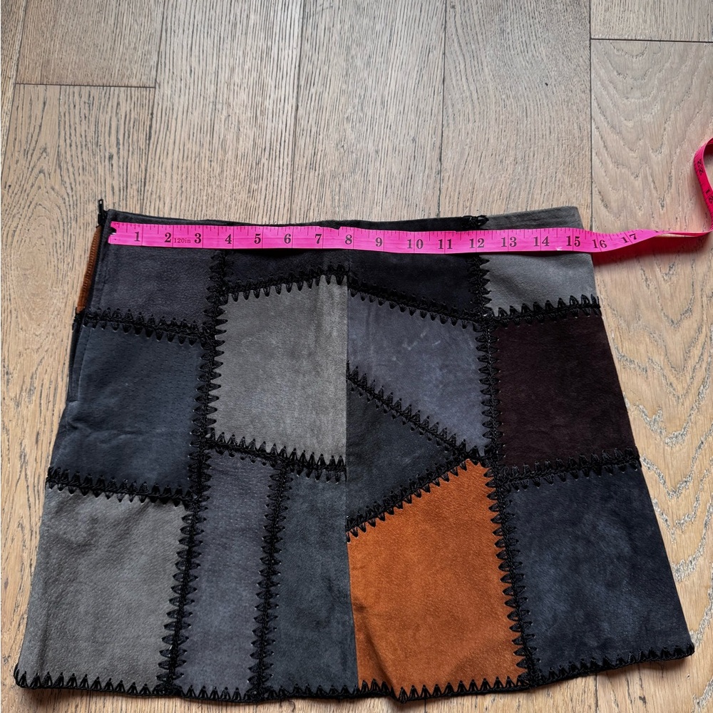 Zara Patchwork Mini Skirt - Multicolor